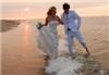 Beach Weddings Virginia, Virginia Beach — For the couple that prefers a simple wedding in a beautiful beach setting, with an attractive back-up rain (or cold weather) location close-by, this package may be just right. You can have an intimate wedding just for yourselves, or invite a few guests. Dress up or dress casual.