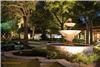 The Courtyard at The Oaks, Melbourne — Beautiful upscale ballroom with outdoor courtyard accommodates up to 200 people and features Chiavari chairs, chandeliers, private bridal suite, granite bar, full kitchen and valet parking.