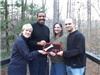 Meeting Oasis, Great Falls — Participants getting awards at a Verizon retreat.