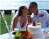 Romancing The Wedding, Walnut Creek — Kelli & Jeff's Caribbean Destination Wedding - A toast and a kiss