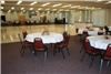 The Haimerl Center and Serenity Park, Columbus — 5000 SF hall with large dance floor. Tables and chairs included. Catering options negotiable. New heat and AC in spring 2009. Plenty of free parking. Building capacity 350 for dining, 550 for meetings.