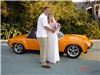 Officiant James W. Rury - San Diego, San Diego — Bride, groom...and Porche. Now there is a trio!