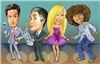 Caricature Party Artist, Suffern — Philip draws Celebrities