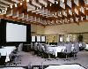 Evergreen Room, Post Oak Lodge and Conference Center, Tulsa — Beautiful cathedral ceiling room. Perfect for corporate meetings and special events.  Amazing panaromic views of the Osage hills though glass doors all around!