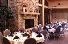 Evergreen Room, Post Oak Lodge and Conference Center, Tulsa — Our great room is adjacent to the Evergreen room and has a wonderful natural stone fireplace and cathedral ceilings.  Wonderful for starting or ending your day by relaxing with family and friends.