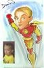 Caricature Party Artist, Suffern — Quick caricature at a party of boy as his favorite superhero