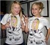 Caricature Party Artist, Suffern — Quikaricatures on silkscreened tee shirts at party