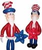 Balloon Extravaganzas Certified Master Balloon Artist Daryl Baldwin, Saratoga Springs — $th of July or any Patriotic event. These balloon sculptures are 8' and 5' tall. Uncle Sam and Jr.