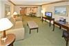 Best Western Ambassador Suites, Venice — One bedroom King Suite with sleeper sofa in living room and flat screen television in bedroom and living room.  Kitchenette has refrigerator, microwave and coffee maker. Two person jet tub in bath.