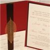Moore Creative, Saint Petersburg — Fall Metallic Invitation with Leaf Embellishment