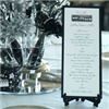 Moore Creative, Saint Petersburg — Hollywood Theme Menu Card with Faux Diamond Embellishments