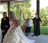 Diane Martinson Live Music, Inc., Minneapolis — Vocalist Diane Martinson with Harpist and outdoor sound PA.
