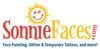 Sonnie Faces, Brentwood — Face Painting, Glitter & Mica Tattoos, Airbrush Tattoos.
Parties, Corporate Events, Festivals, Churches, Schools, all types of events.  All ages.