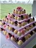 Kickass Cupcakes, Boston — Our Cupcake Pyramid holds up to 130 cupcakes and has many options for decorating.