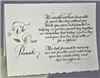 If So Inklined Calligraphy, Charlottesville — Parent thank you card- use this design or create one for a specific person. Other hand designed cards in this style are husband to be cards and Mom thank you cards. Flower colors are your choice. Any color available.
