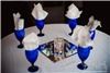 Aqua Blue Restaurant & Bar, Aqua Blue Restaurant & Bar, Roswell — Table set-up.