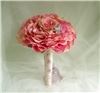 Artistry in Bloom Floral Design Studio, Victoria — Composite rose bouquet made from a dozen Geraldine roses with a crystal butterfly.