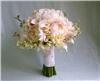 Artistry in Bloom Floral Design Studio, Victoria — Bridal Bouquet of peonies, calla lilies, and larkspur.