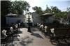 Entire Facility, Maison De Tours, Saint Martinville — Courtyard set up for wedding at Maison De Tours