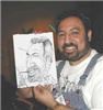 Caricature Artist Share Faerber, Saint Louis