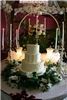 La Palapa Del Mar, Long Beach — Beautiful gazebo for our Bride's wedding cakes.