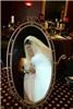 La Palapa Del Mar, Long Beach — Bride ready for the beach front ceremony.