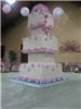 Perfect Day Cakes - Minneapolis, Minneapolis — This 3 tier wedding cake was created for a Japanese Themed wedding.