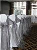 The Linen House, Houston — When The Linen House performs your setup, all linens, such as these sashes are uniform in their application.  You can be sure the room will photograph beautifully creating wonderful memories to last a lifetime.