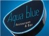 Aqua Blue Restaurant & Bar, Aqua Blue Restaurant & Bar, Roswell — Aqua blue sign.
