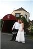 Kurt Nielsen Photography - Toledo, Toledo — Tatiana and Aaron outside their reception at the Tamaron Country Club.