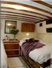 Yacht "America", San Diego — Two beautiful private suites for Bride & Groom to prepare in. One master suite doubles as the Honeymoon Suite for an overnight stay.