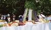 Catering Unlimited - Amherst, Amherst — Wedding buffet. Outdoor wedding. 2006.