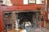 Abner Adams House Bed and Breakfast, Bloomfield — Keeping Room Fireplace