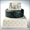 You're The Bride-Bridal Party Gifts, Accessories & Favors, Redford — Initial cake topper