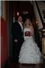 Dragon Room, Margaret Gardens Inn, New Orleans — Bride and groom exiting Dragon Room