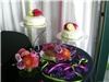John's Angels Catering LLC, Whitefish — Custom traditional red velvet and mascarpone wedding cake statued on a swan stand. This was originally designed by the Angels' pastry Chef.