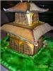 A Piece Of Cake Bakery, Inc., Chicago — Pergoda Cake... One of my brides came into my shop with the groom who was into Martial Arts. He wanted a cake to acknowledge his participation of the craft.  That was his grooms cake.