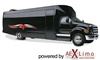 AEX Limo, Chicago — Limo Bus up to 26 passengers - AEX Limo bus is loaded with all the following options: State of the art sound system l, DVD with surround sound, Multiple flat screen TV's, Including a 42 Inch Big Screen, Lasers, Strobes, Disco Lighting, Color changing neon, Color changing fibre optics, Luxurious Leather seating for up to 16 passengers, Special Made Dance Floor, Multiple Mini Bars with Crystal Glassware, AND MUCH MORE!