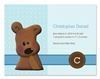 RMA Gifts, Oakland — One of our unique, modern, handmade birth announcement from Chispa Design. Picture shown - Teddy Bear 3D embellishment