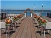 Enchanted Florist - Everett, Everett — The Enchanted florist is located in Mount Vernon, WA but we are happy to deliver anywhere in Northwest Washington.  This wedding was held at the Semiahmoo resort, very close to the Canadian border.  If you look across the bay, in this photo, you can see the charming town of White Rock in British Columbia.
