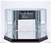 Calla Graphics, Lodi — The unique design of the Wedding Card Boxes is a perfect way to setup your gift table at your reception and are the only line of card boxes that is not only personalized, but can be used after the wedding as a case to display the wedding couples cherished wedding keepsakes. They are made of double strength, UV protected glass and mirror. All of the card boxes are made with mirror on the bottom and in the back. They come in two different shapes – Octagon (8 sides) and Rectangle (4 sides). For the rectangle cases, the mirror is on one panel in the back, and for the octagon cases, the mirror is on the back three panels.