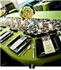 Simple to Extravagant Weddings - Blue Ridge, Blue Ridge — A green & black reception with an oriental feel.