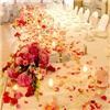 Simple to Extravagant Weddings - Blue Ridge, Blue Ridge — A summer wedding reception table.