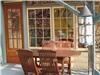 Pump House B&B - Williamsport, Williamsport — Enjoy complementary hot gourmet breakfast (or other meals for reasonable charge) on the bi-level wood and brick deck enclosed by hand built stone wall that looks out over the garden and lovely Catawissa creek.
