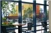 Greenhouse, Scholastic Inc - Auditorium & Greenhouse with Rooftop Terrace, New York — View of terrace from inside