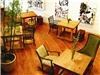 The Bamboo Grove Salon, Portland — The front room, also used as a tea room, or classroom space, or gallery space. Complete with a kitchen, bathroom, and foyer.