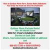 Bravo Bounce Inflatables & Party Rentals, Bear — Host an outdoor movie party. We will bring the inflatable 16ft by 9ft screen, speakers ,audio equipment. You bring the people and the movie. Table and chair rentals also available with this package