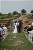 The Hilltop Pavilion, Canyon West Golf Club, Weatherford — Hole #5 Waterfall Back drop ceremony site
