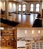 Brooklyn Zen Center, Brooklyn — This beautiful, airy three thousand square foot loft space on a charming, quiet block in the Gowanus section of Brooklyn has a flowing, open plan flooded with natural light.Twelve foot-high, open-structure ceilings, warm wide-plank oak floors, and eight-foot high south-facing windows with sunset views. A hand-built, rustic Chinese-style tea center just past the coat check area greets visitors as they arrive.

The fully equipped kitchen easily handles catering needs for up to seventy-five guests. The reception area is 900 square feet and the ceremonial area is 1200 square feet. A 400 square foot library/conference room between these two areas can be used as a meeting room or as additional reception space. If required, most lighting is adjustable. Wooden chairs and tables are provided as are meditation cushions when necessary. The space is ideal for small weddings, conferences, receptions, and spiritual retreats and celebrations of any tradition.