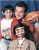 Joe Gandelman, Comic Ventriloquist, San Diego — Joe Gandelman does comedy ventriloquism shows for all ages and occasions. He uses a BIG cast of characters -- more than are shown in this photo. Just a few from his big cast: an elephant who squirts water out of his trunk, a dragon who sprays smoke from his nose, several dogs, a crying/smilng baby, "magic" drawing board that talks, shark and more. He also does a ventriloquism lip sync where he "throws" his voice into volunteers. Adult audience shows can be customized and will have a short standup comedy segment.